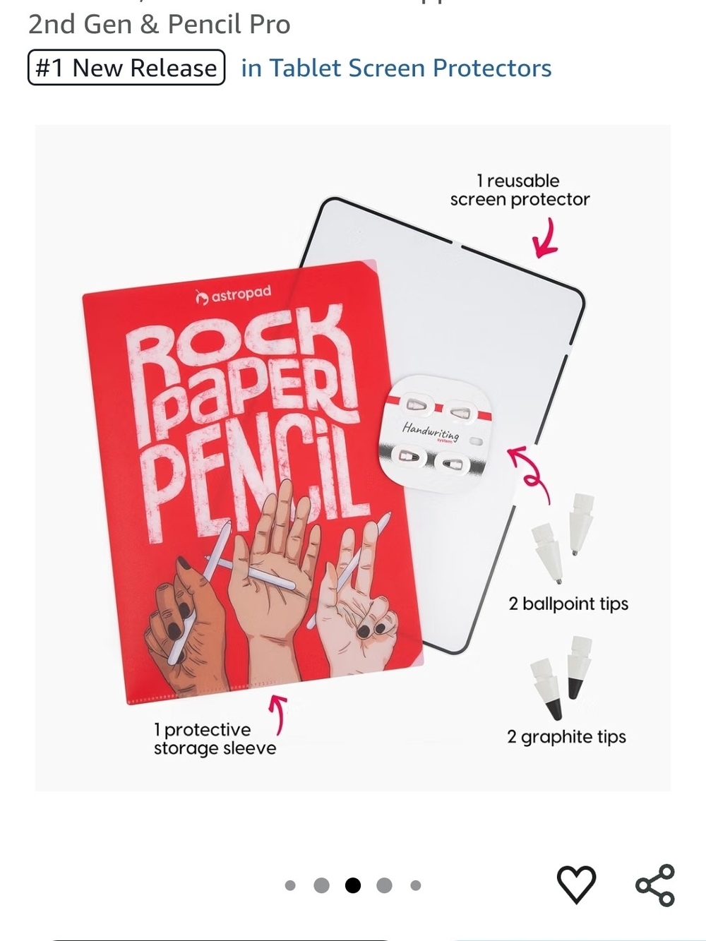 NEW Rock Paper Pencil Protective Sleeve For IPAD PRO 11 in